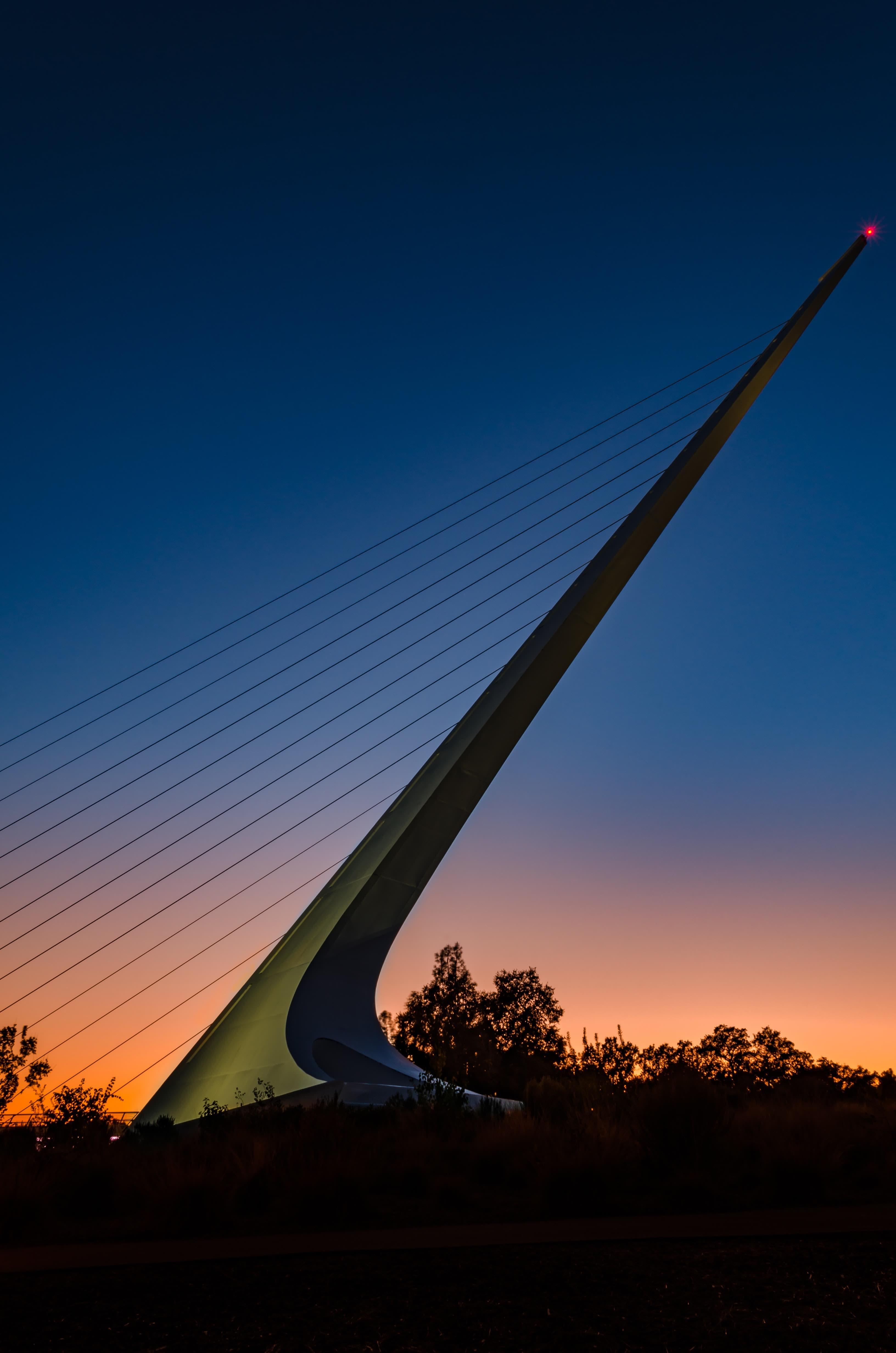 The Sundial Bridge in Redding, California